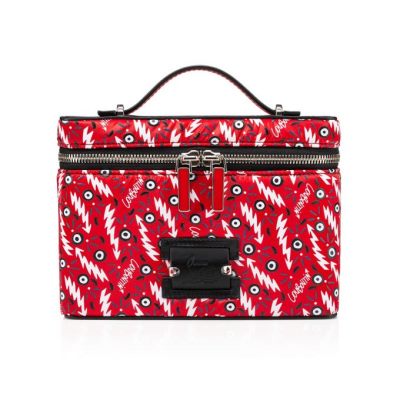 Bolso Mensajero Kypipouch Small Christian Louboutin Hombre - Rojos/Negros/Plateados - 1211051BK65